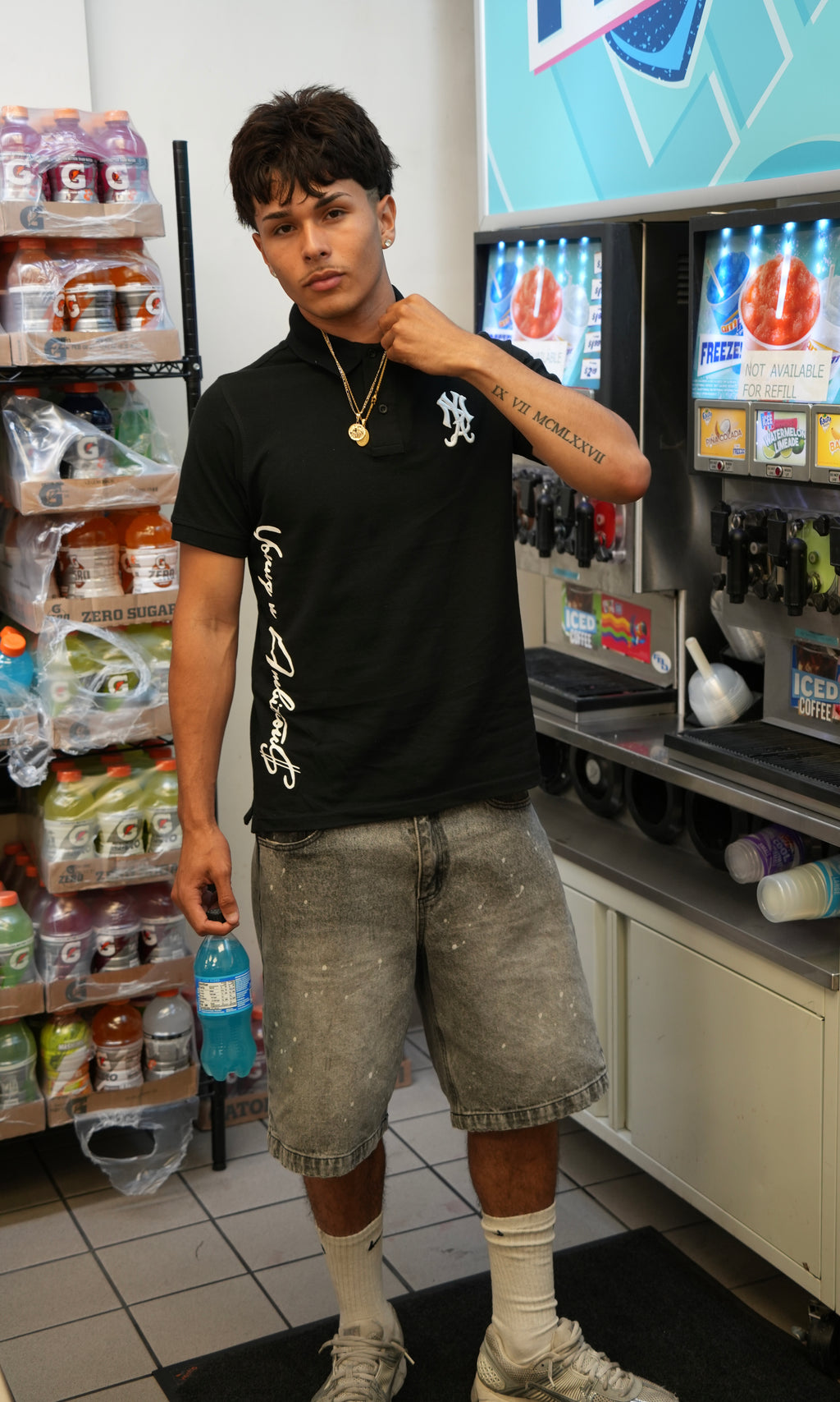Black YNA Polo