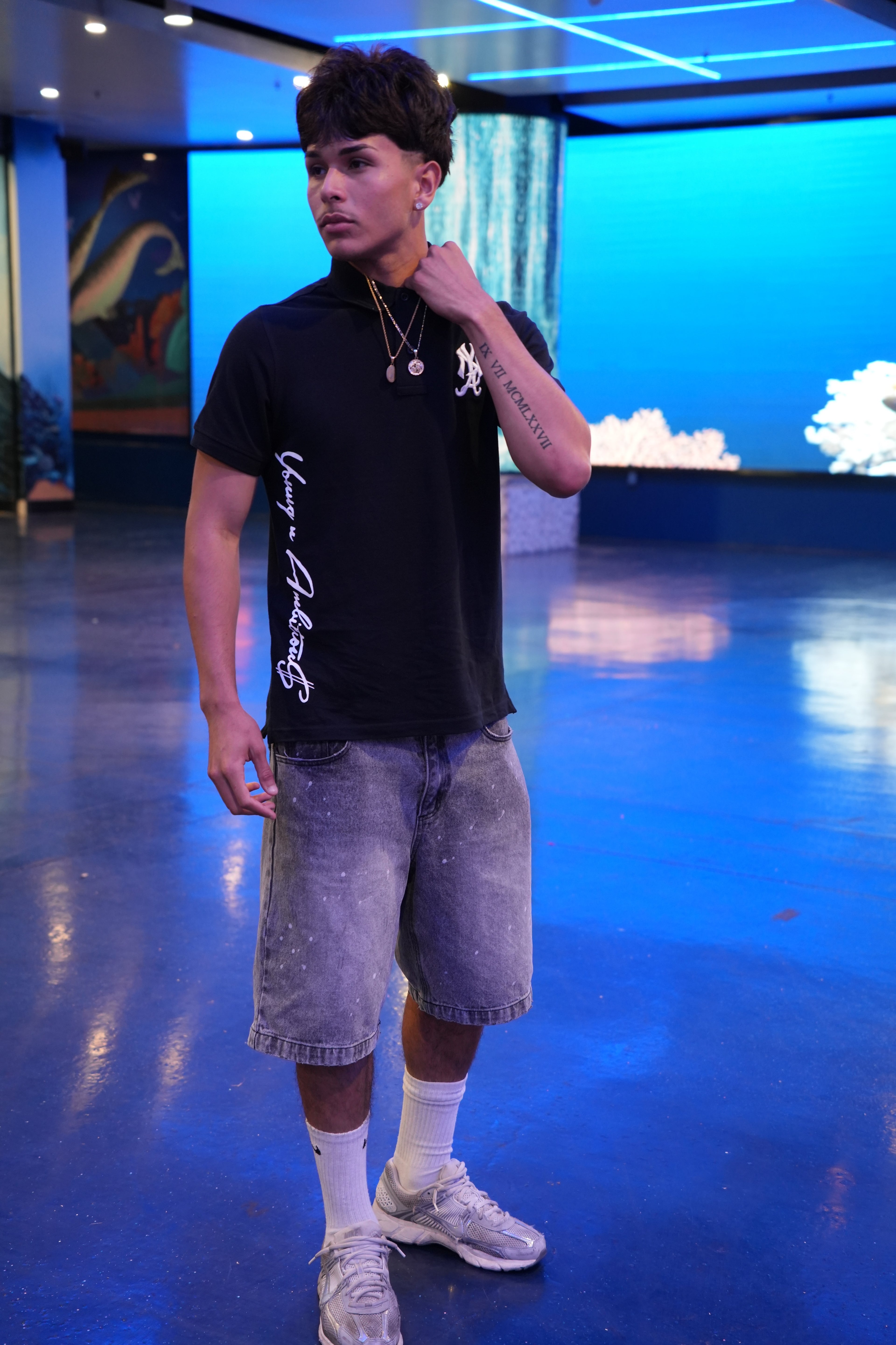 Black YNA Polo